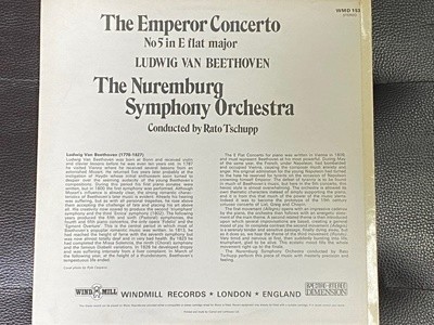[LP] 라토 츄프 - Rato Tschupp - Beethoven The Emperor Concerto No.5 LP [U.K반]