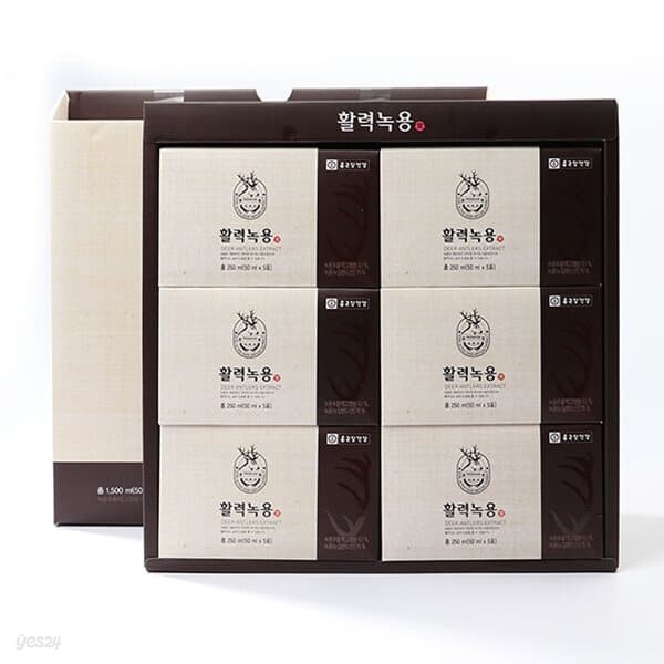 [사전예약발송][종근당건강]활력녹용(50ml x 30포) / 쇼핑백