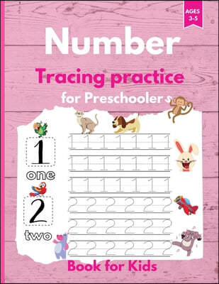 Number Tracing Practice For Preschoolers