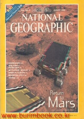 영문판 내셔널 지오그래픽 1998년-8월호 3D 입체안경포함