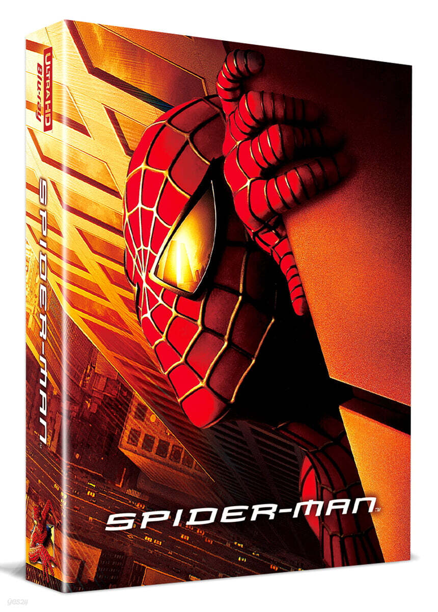 스파이더맨 (2Disc 4K UHD + BD 풀슬립 스틸북 한정판) : 블루레이