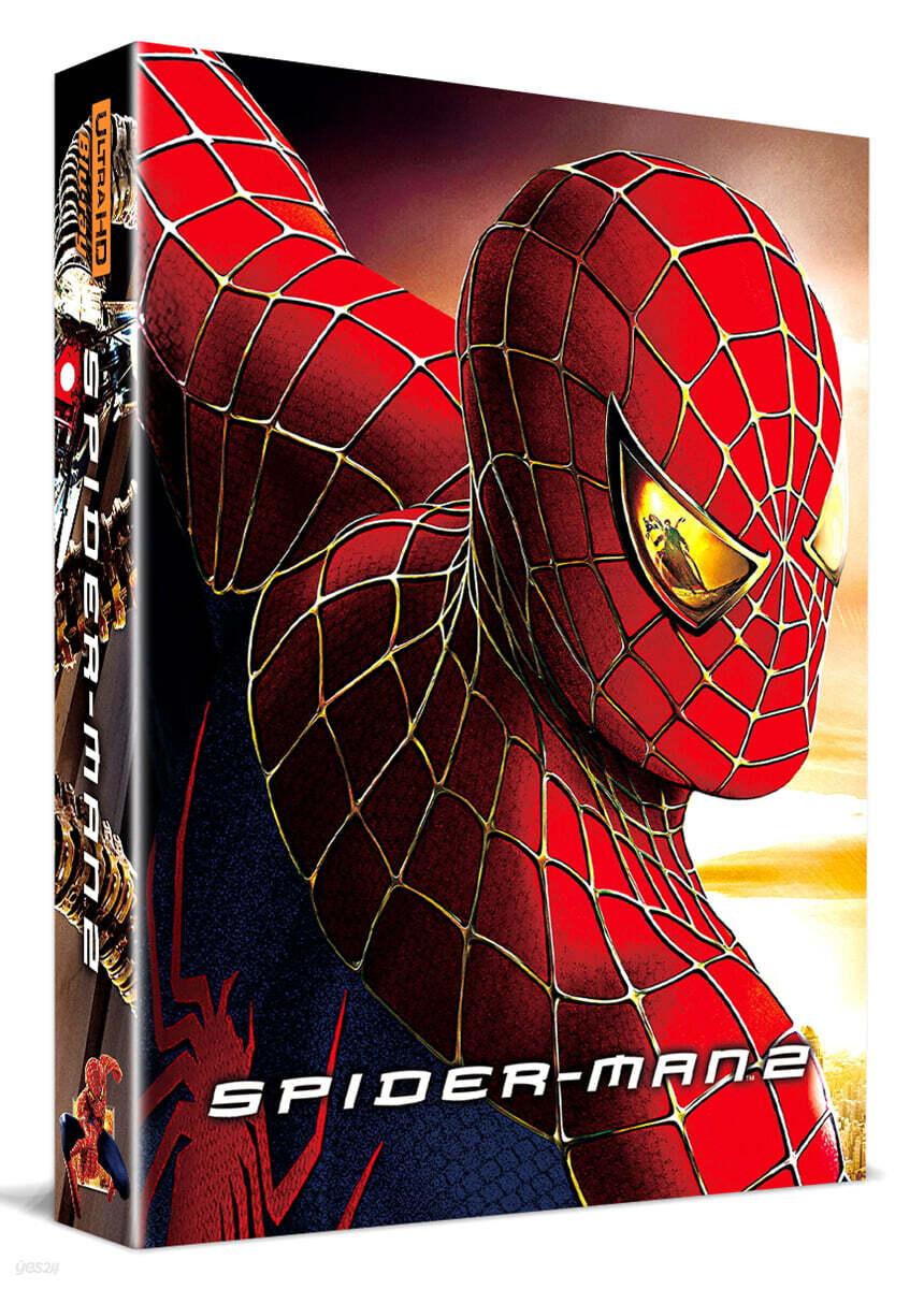 스파이더맨 2 (2Disc 4K UHD + BD 풀슬립 스틸북 한정판) : 블루레이