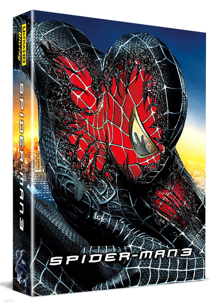 스파이더맨 3 (2Disc 4K UHD + BD 풀슬립 스틸북 한정판) : 블루레이