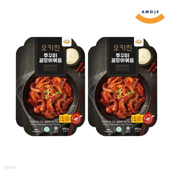 [아모제]오키친 쭈꾸미 꼼장어볶음 300g x 2