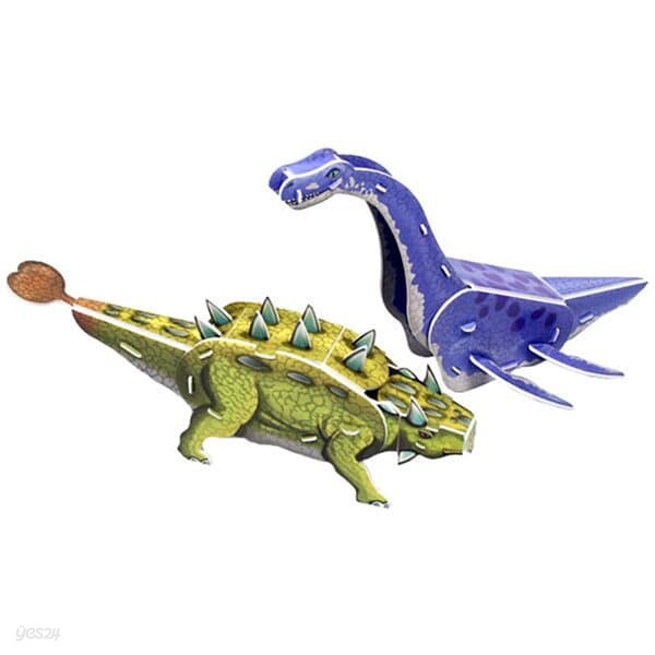 공룡 입체퍼즐 - 엘라스모사우루스 안킬로사우루스
