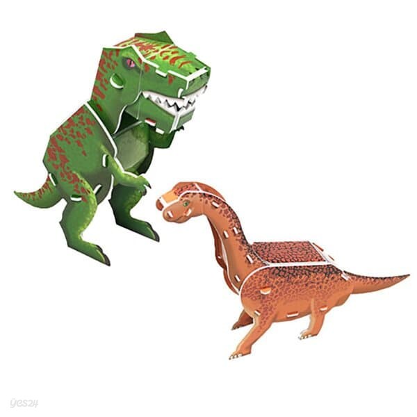 공룡 입체퍼즐 - 티라노사우루스 브라키오사우루스