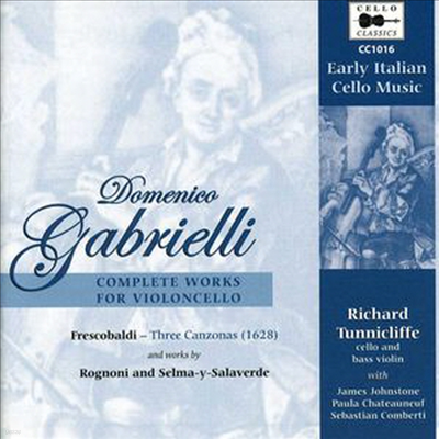 ̴ 긮 : üī No.1-7, ҳŸ &   ÿθ  ĳ (Domenico Gabrielli : Ricercar)(CD) - Richard Tunnicliff