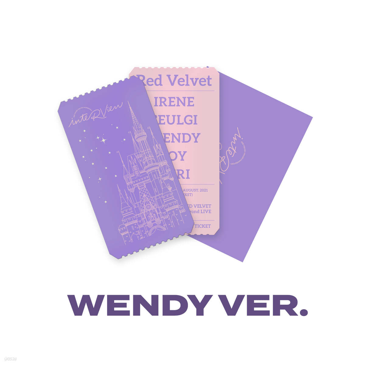 [WENDY] SPECIAL AR TICKET SET Beyond LIVE - Red Velvet Online Fanmeeting - inteRView vol.7 : Queendom