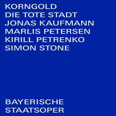 ڸƮ:  ' ' (Korngold: Opera 'Die tote Stadt') (ѱڸ)(2DVD) (2021) - Kirill Petrenko