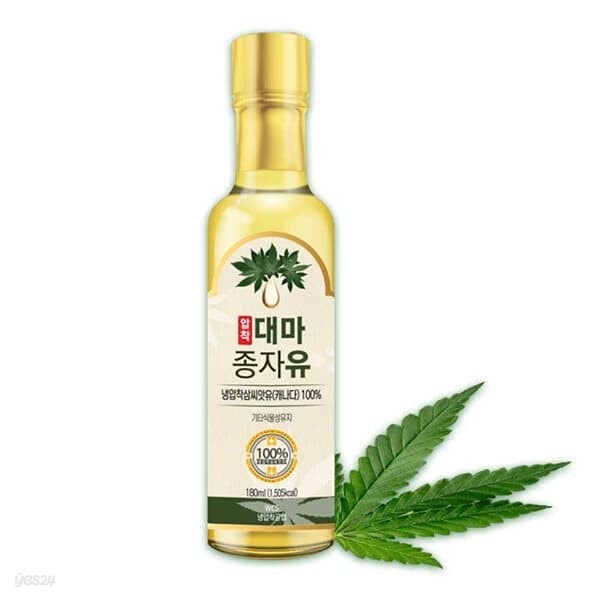 WCS 캐나다산 대마종자유 1병 180ml 햄프씨드오일(2023년 01월 유통기한 임박 가격할인)