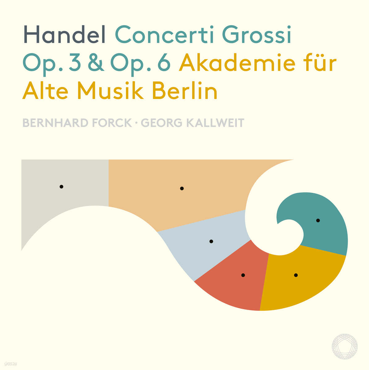 Bernhard Forck 헨델: 합주 협주곡 (Handel: Concerti Grossi Op.3, Op.6)
