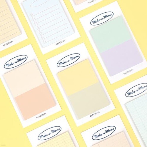 [메이크-어-메모] 점착 메모지 노트 9종