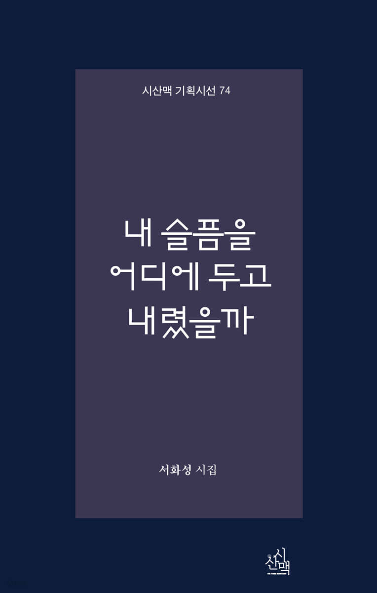 내 슬픔을 어디에 두고 내렸을까