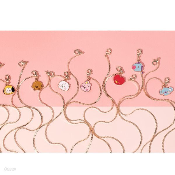 베이비 BT21 팬던트 마스크 스트랩 목걸이