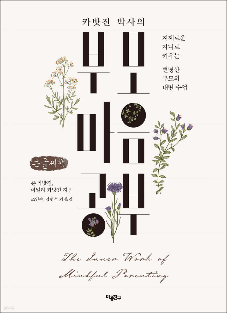 카밧진 박사의 부모 마음공부 (큰글씨책)