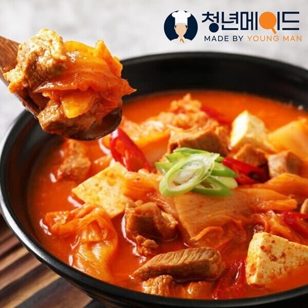 청년메이드 칼칼한 묵은지 김치찌개 500g 3팩 - 예스24