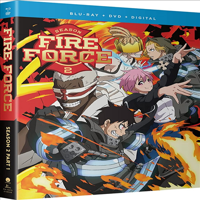 Fire Force: Season 2 - Part 1 (Ҳ ҹ:  2 - Ʈ 1) (2020)(ѱ۹ڸ)(Blu-ray)