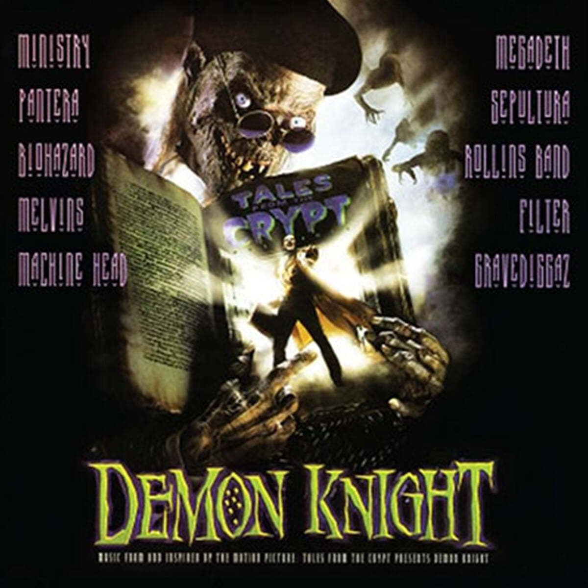 크리프트 스토리 - 데몬 나이트 영화음악 (Tales From The Crypt Presents: Demon Knight OST) [투명 그린 &amp; 퍼플 소용돌이 컬러 LP] 