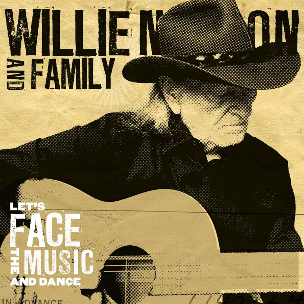 Willie Nelson & Family (윌리 넬슨 앤 패밀리) - Let's Face The Music And Dance [블랙 & 골드 마블 컬러 LP]