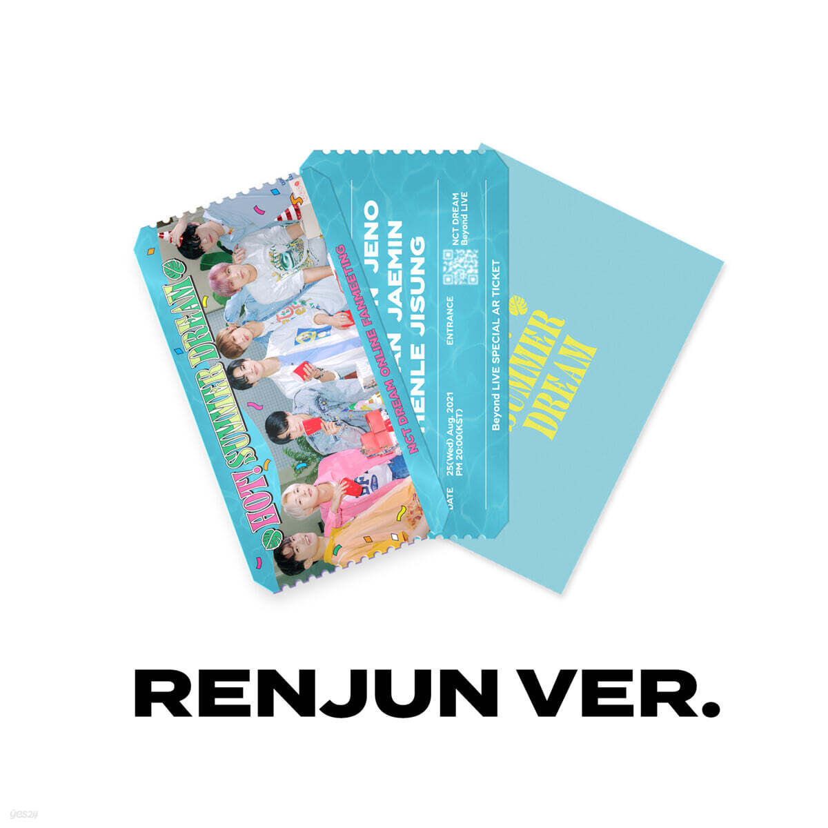 [RENJUN] SPECIAL AR TICKET SET Beyond LIVE - NCT DREAM ONLINE FANMEETING 'HOT! SUMMER DREAM'