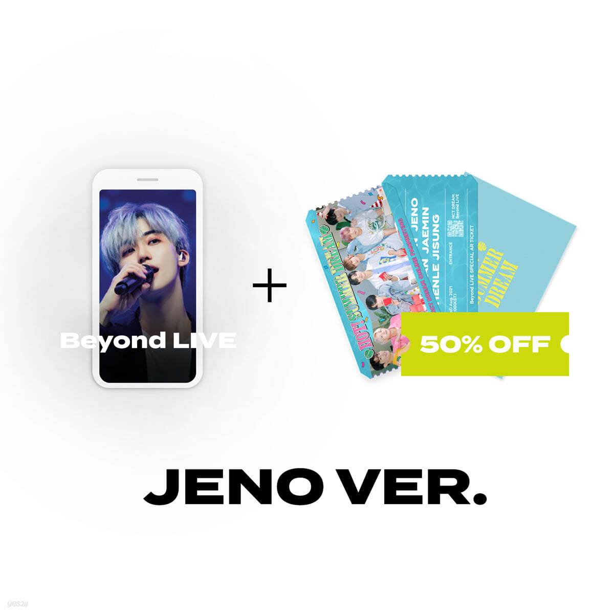[JENO] Beyond LIVE 관람권 + SPECIAL AR TICKET SET Beyond LIVE - NCT DREAM ONLINE FANMEETING &#39;HOT! SUMMER DREAM&#39;