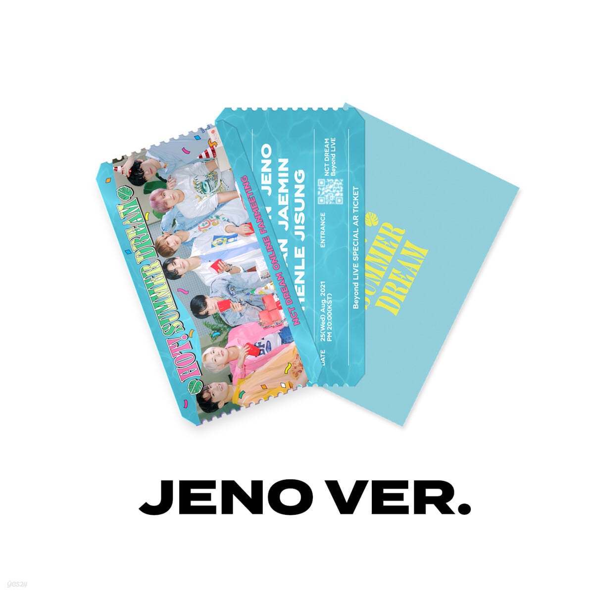 [JENO] SPECIAL AR TICKET SET Beyond LIVE - NCT DREAM ONLINE FANMEETING &#39;HOT! SUMMER DREAM&#39;