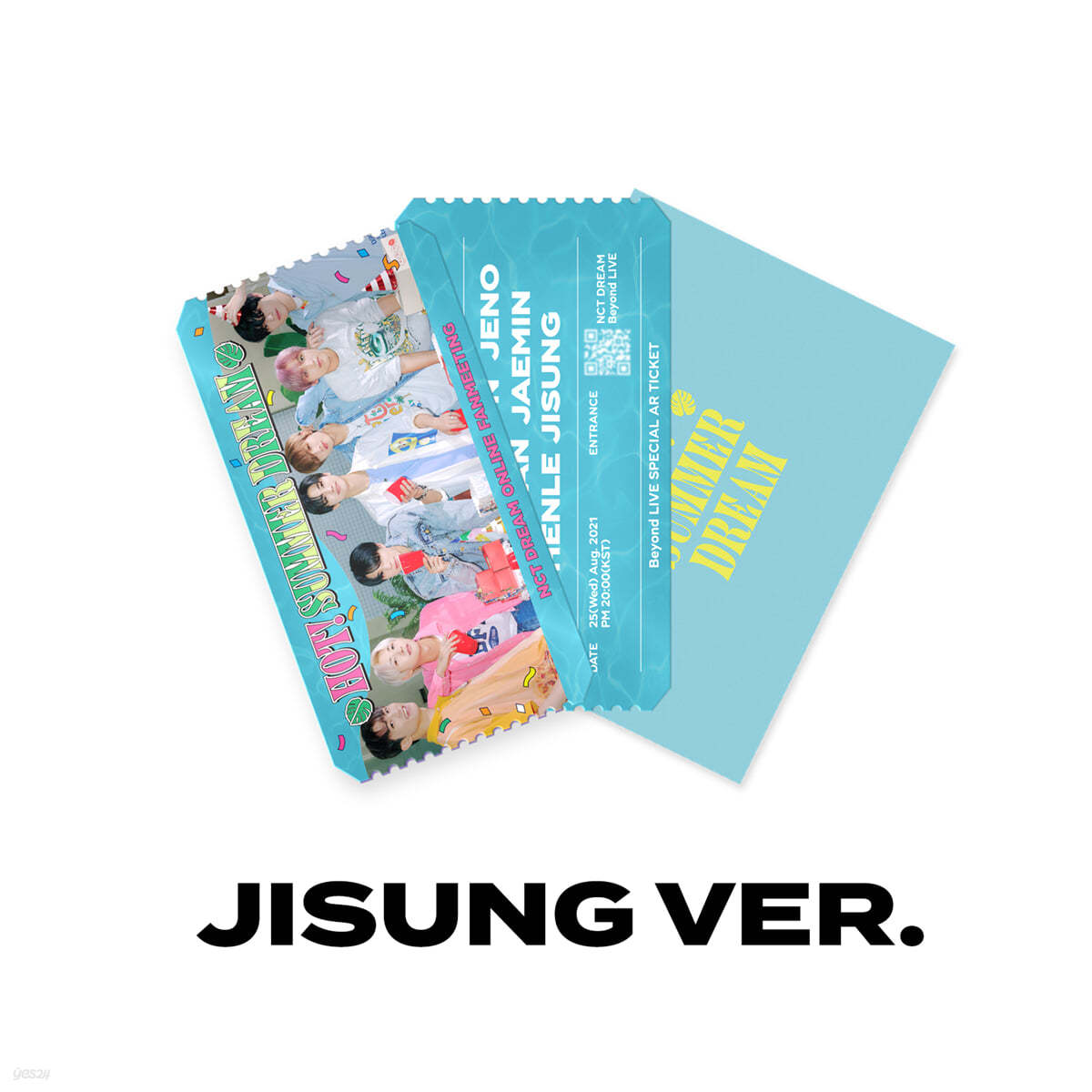 [JISUNG] SPECIAL AR TICKET SET Beyond LIVE - NCT DREAM ONLINE FANMEETING 'HOT! SUMMER DREAM'