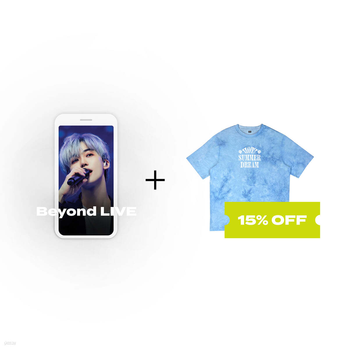 Beyond LIVE 관람권 + T-SHIRT Beyond LIVE - NCT DREAM ONLINE FANMEETING 'HOT! SUMMER DREAM'