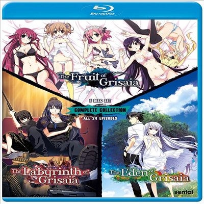 The Fruit Of Grisaia / The Labyrinth Of Grisaia / The Eden Of Grisaia (׸̾: øƮ ÷)(ѱ۹ڸ)(Blu-ray)