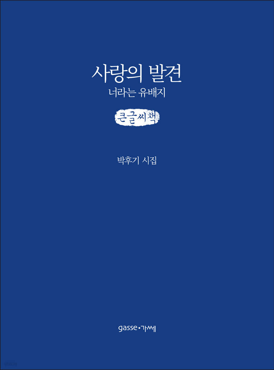 사랑의 발견 (큰글씨책)