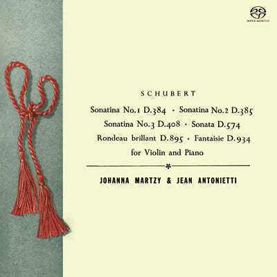 Johanna Martzy Ʈ: ̿ø ǾƳ븦  ǰ  - ѳ ġ (Schubert: Complete Works for Violin & Piano) 