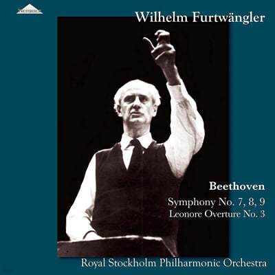 Wilhelm Furtwangler 亥:  7-9, 븣  3 (Beethoven: Symphonies Nos. 7-9, Leonore Overture No.3) [4LP]
