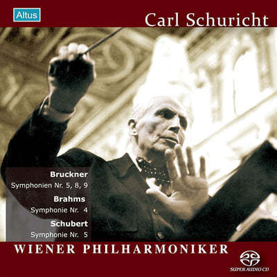 Carl Schuricht ũ:  5, 8, 9 / :  4 / Ʈ:  5 (Bruckner: Symphonies Nos. 5, 8, 9, / Brahms: Symphony No.4 / Schubert: Symphony No.5) 