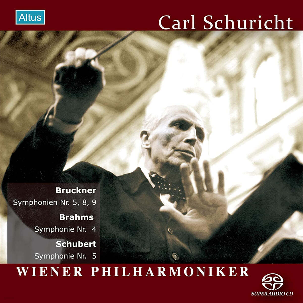 Carl Schuricht 브루크너: 교향곡 5, 8, 9번 / 브람스: 교향곡 4번 / 슈베르트: 교향곡 5번 (Bruckner: Symphonies Nos. 5, 8, 9, / Brahms: Symphony No.4 / Schubert: Symphony No.5) 