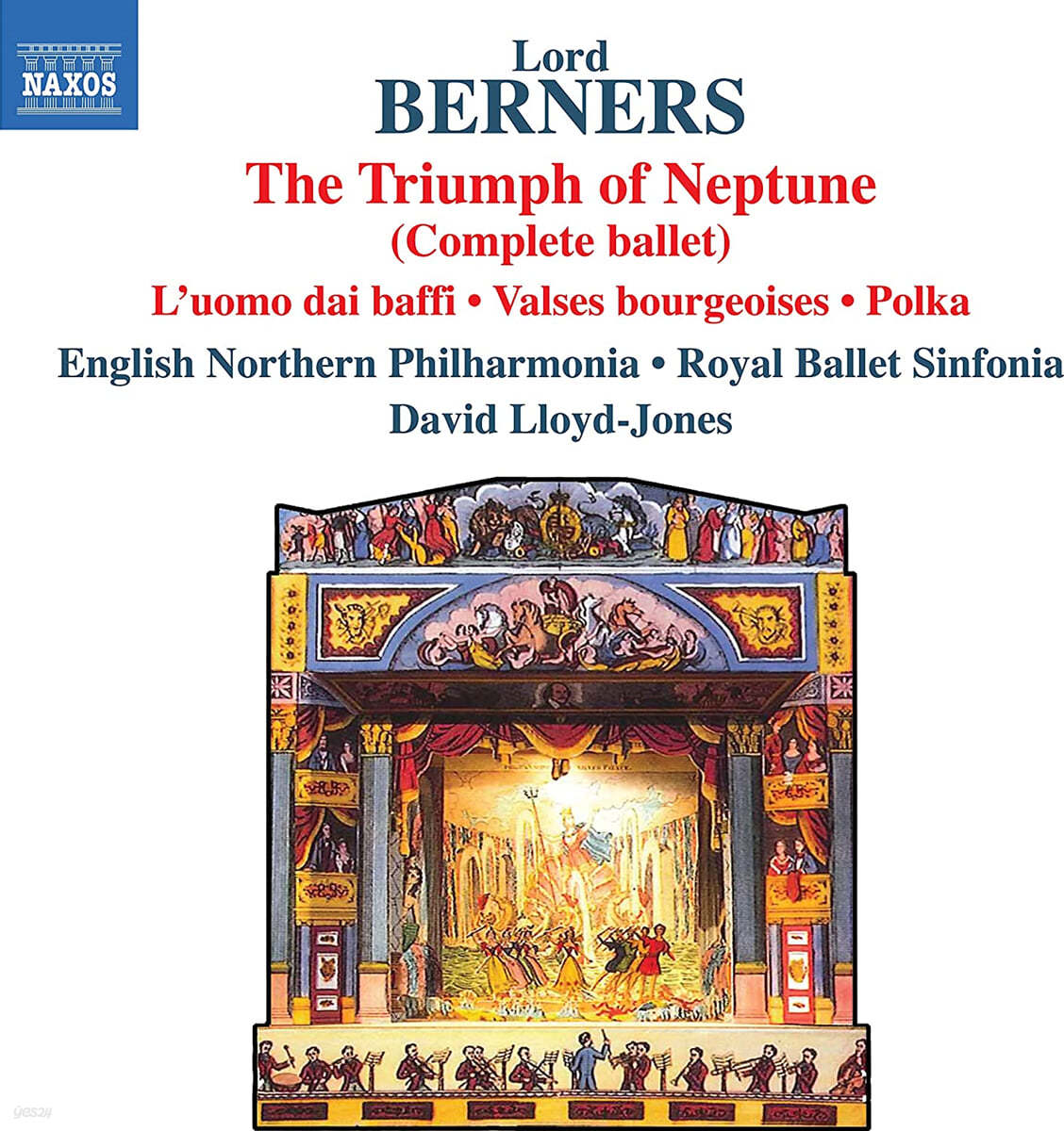 David Lloyd-Jones 로드 버너스: 넵튠의 승리, 콧수염 난 남자, 부르주아풍 왈츠, 폴카 (Lord Berners: The Triumph of Neptune, L'uomo dai baffi, Valses bourgeoises, Polka) 