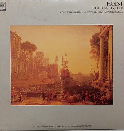 [중고] LP(수입) 홀스트: 조곡 혹성 - 로린 마젤/프랑스 국립 관현악단