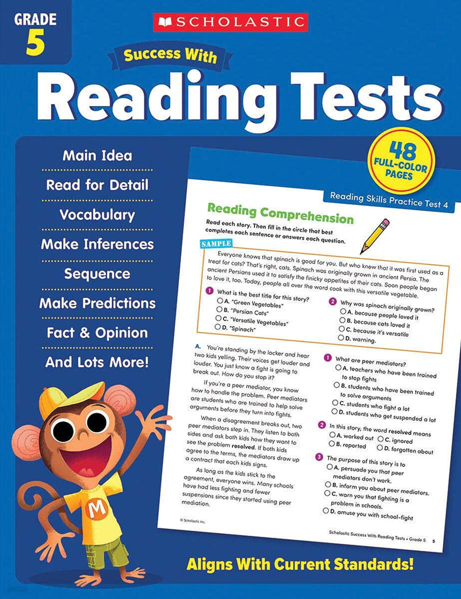 Scholastic Success with Reading Tests Grade 5