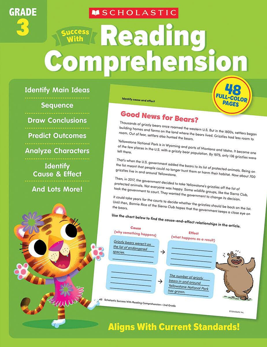 Scholastic Success with Reading Comprehension Grade 3 - YES24