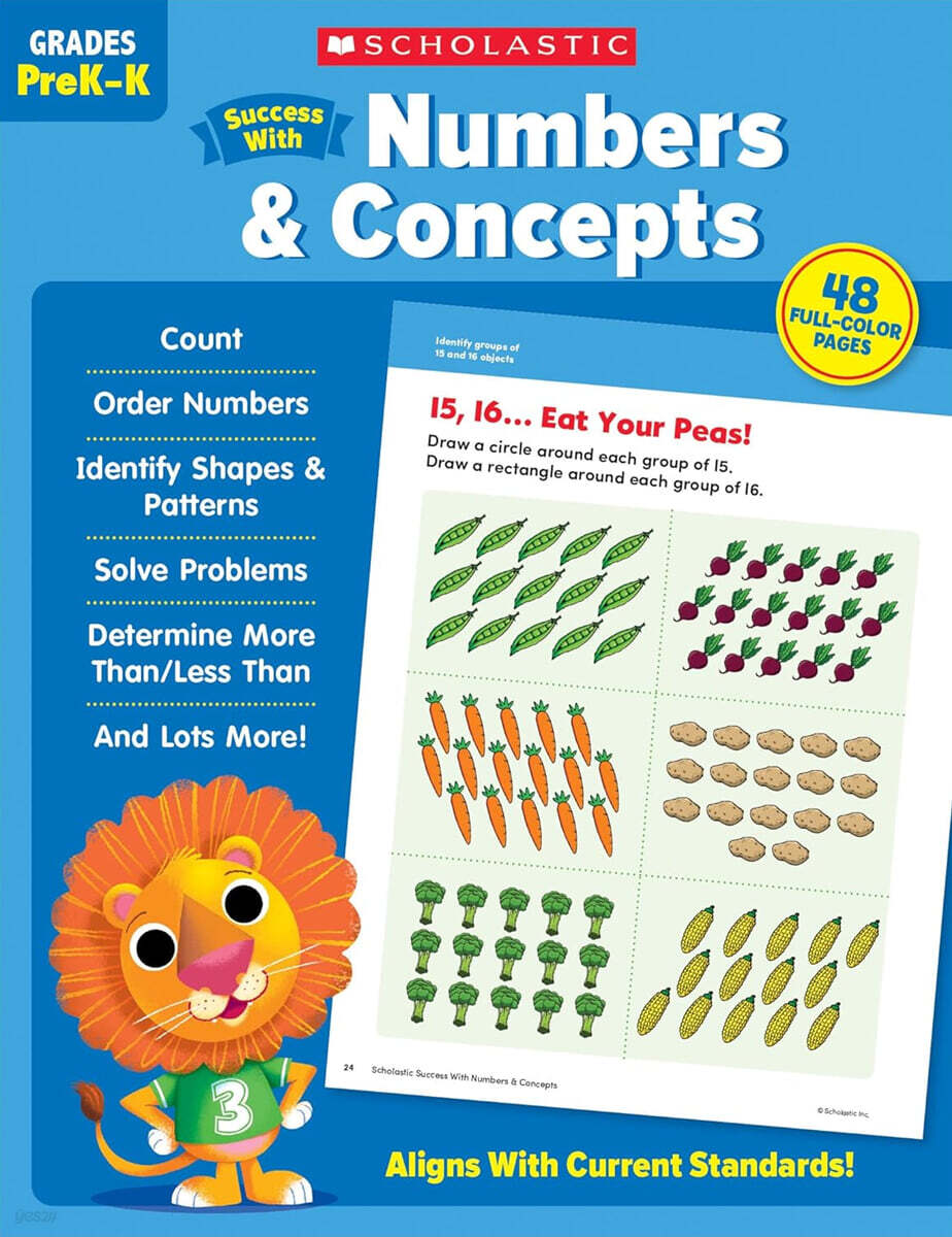 Scholastic Success With Numbers & Concepts Workbook | Scholastic ...