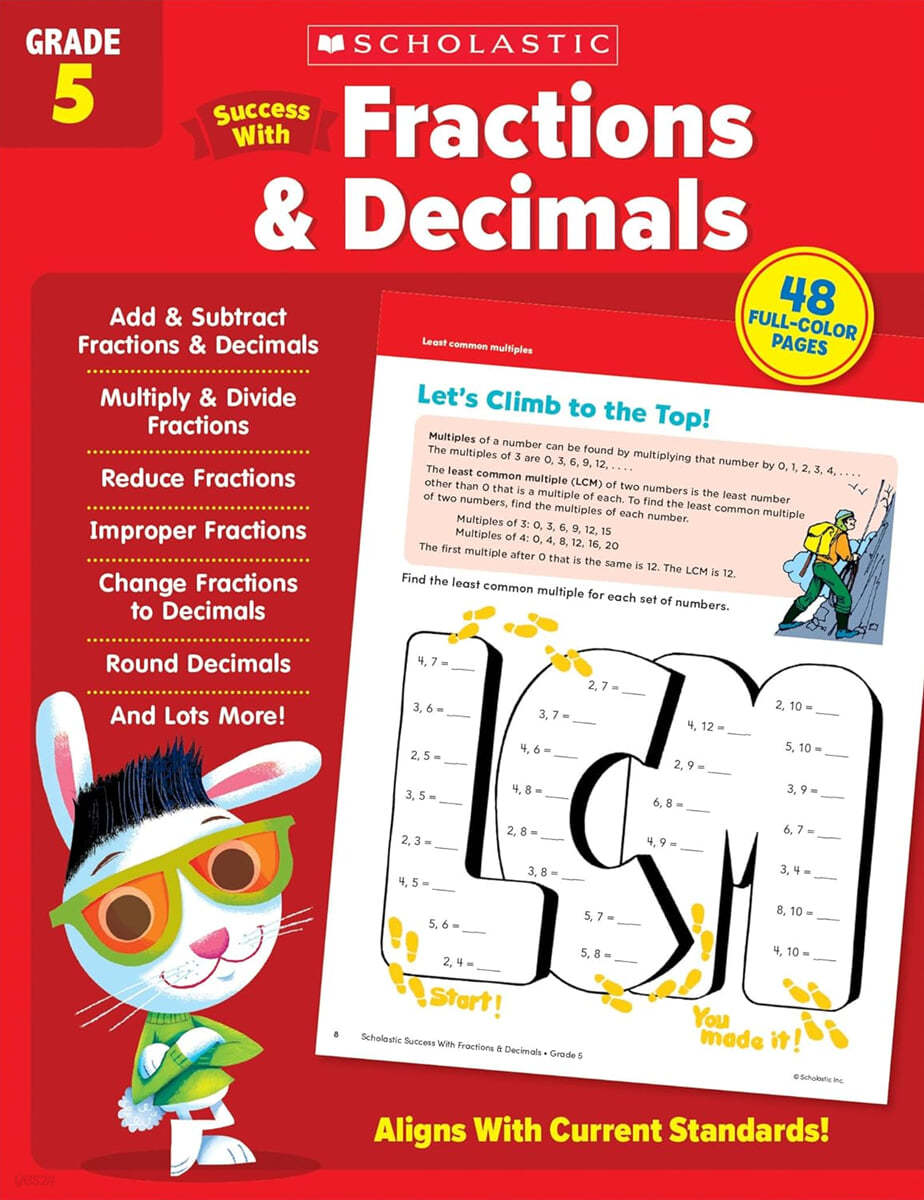 Scholastic Success with Fractions &amp; Decimals Grade 5