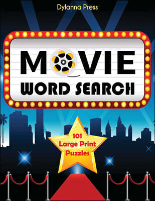 Movie Word Search: 101 Large Print Puzzles