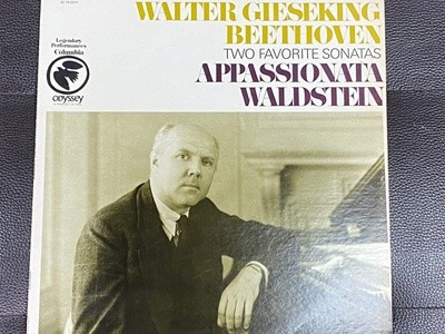 [LP] 발터 기제킹 - Walter Gieseking - Beethoven - Two Favorite Sonatas LP [U.S반]
