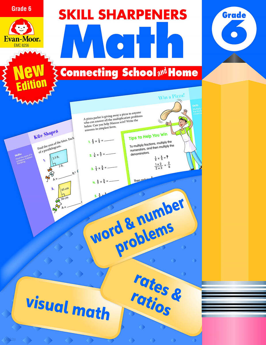 Skill Sharpeners: Math, Grade 6 Workbook