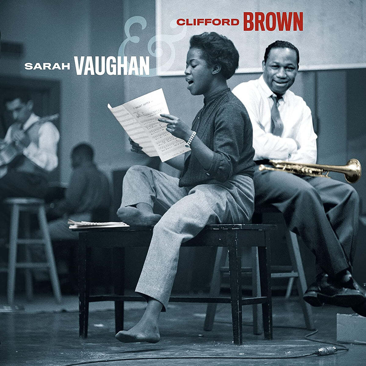 Sarah Vaughan / Clifford Brown (사라 본 / 클리포드 브라운) - Sarah Vaughan & Clifford Brown [퍼플 컬러 LP] 