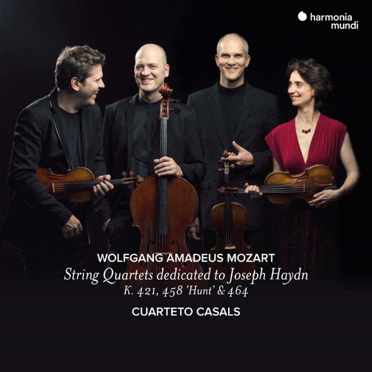 Cuarteto Casals 모차르트: 하이든 4중주 2집 - 15, 18, 17번 &#39;사냥&#39; - 카잘스 사중주단 (Mozart: Three &#39;Haydn Quartets&#39; K.421, K.458 &#39;Hunt&#39;, K.464) 