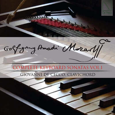 Giovanni De Cecco Ʈ: ǹ ҳŸ 1 (Mozart: Complete Keyboard Sonatas Vol. 1) 