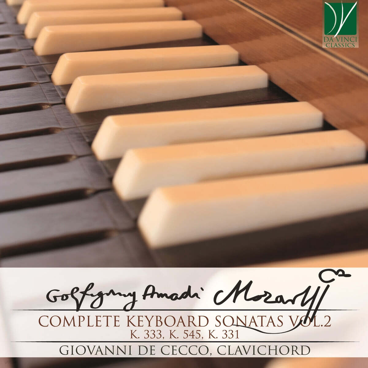 Giovanni De Cecco 모차르트: 건반 소나타 2집 (Mozart: Complete Keyboard Sonatas Vol. 2)