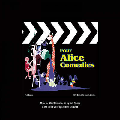 Paul Dessau / Hans Zimmer — 앨리스 코미디 애니메이션 음악 (Four Alice Comedies OST by Paul Dessau / Hans Zimmer) 앨범 커버