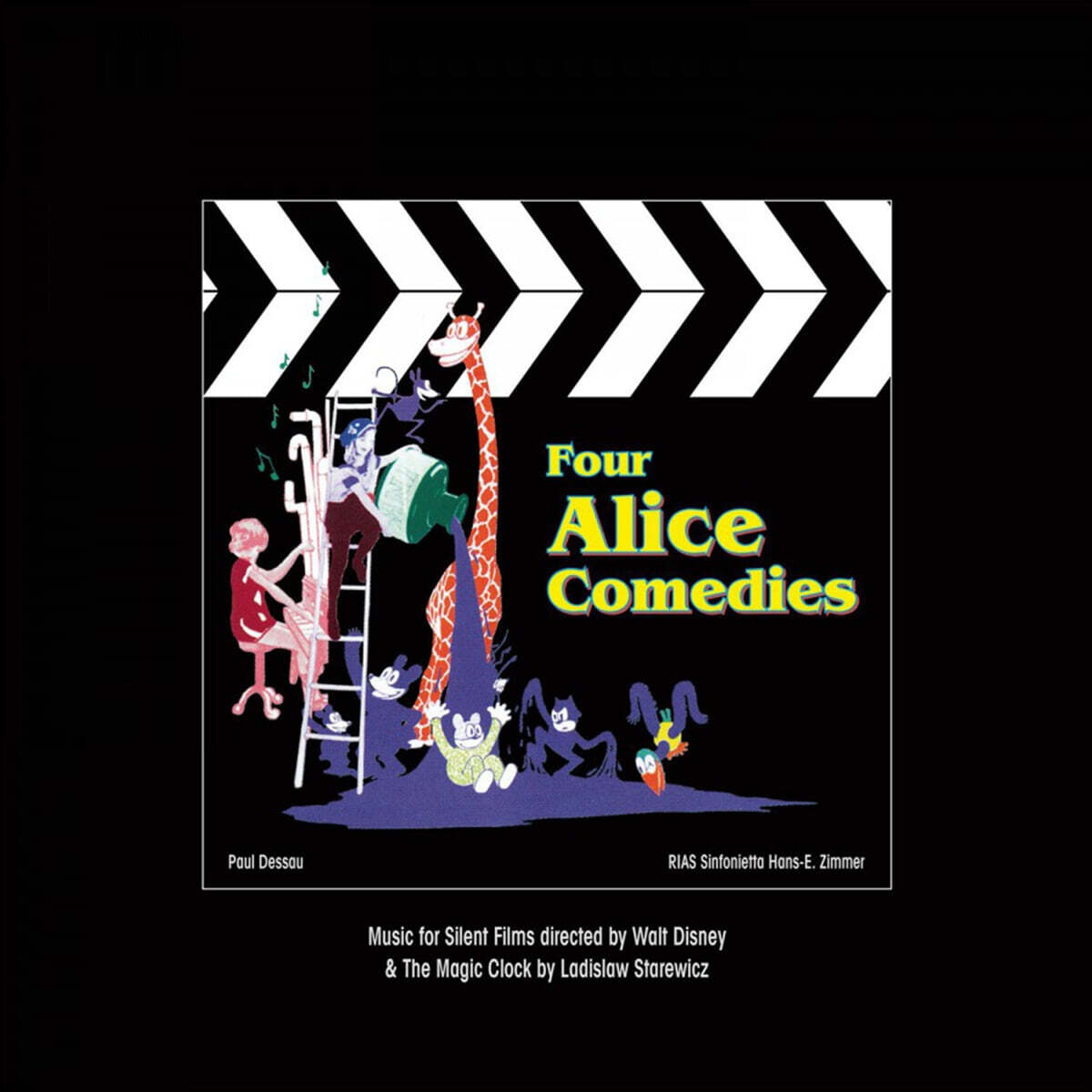 앨리스 코미디 애니메이션 음악 (Four Alice Comedies OST by Paul Dessau / Hans Zimmer) [투명 핑크 컬러 LP]