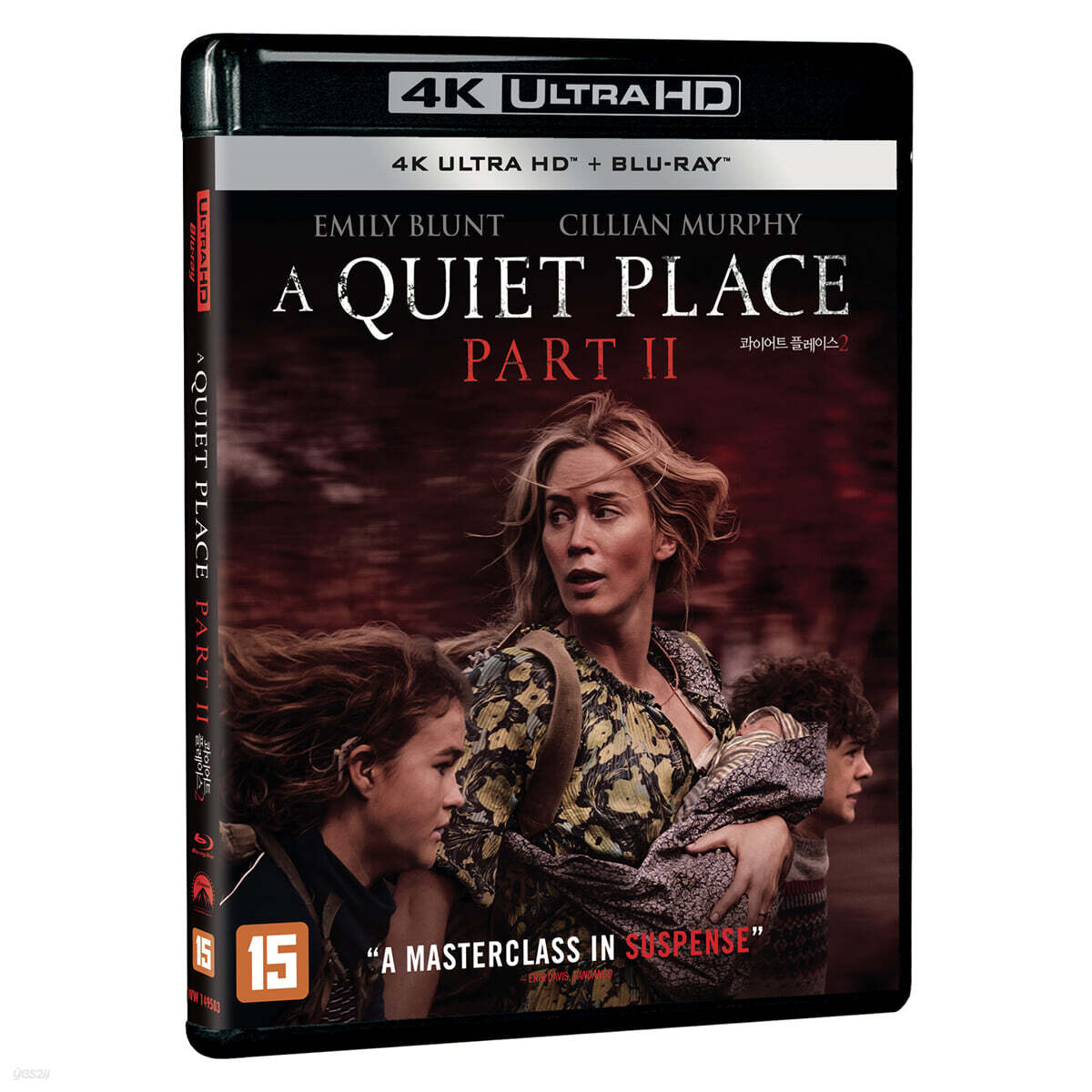 콰이어트 플레이스2 (2Disc, 4K UHD+2D 초도한정 슬립케이스) : 블루레이